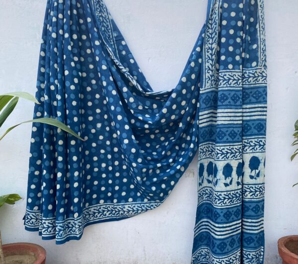 Jaipur Cotton Mulmul Saree