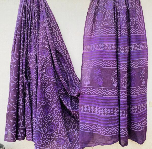 Jaipur Cotton Mulmul Saree