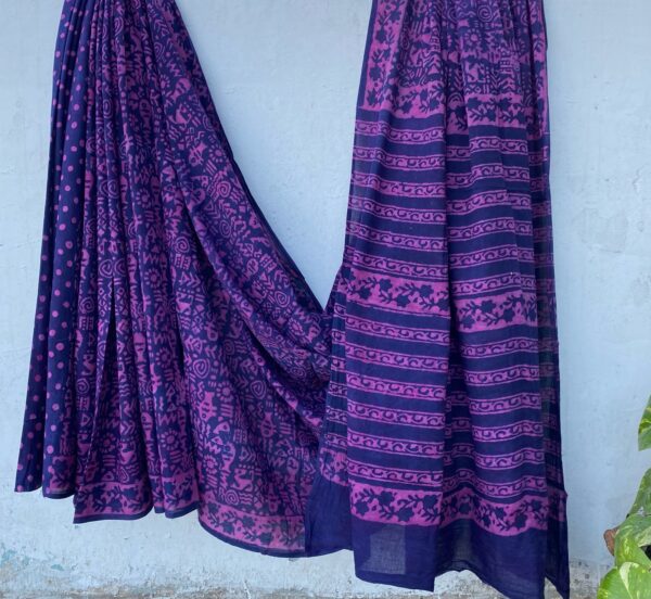 Jaipur Cotton Mulmul Saree