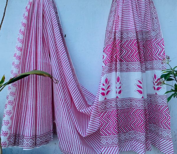 Jaipur Cotton Mulmul Saree