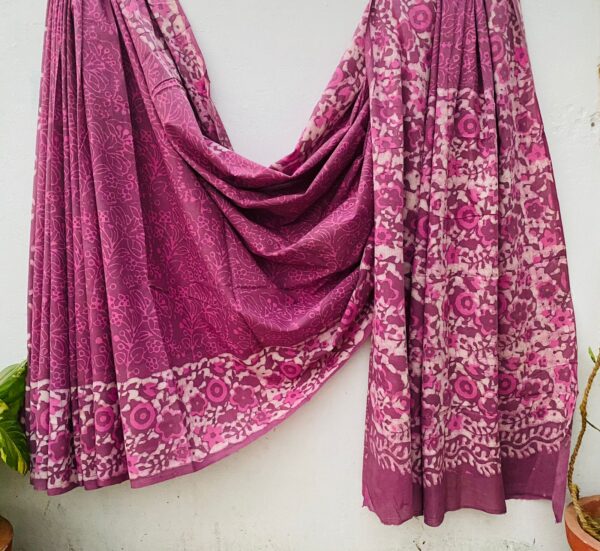 Jaipur Cotton Mulmul Saree