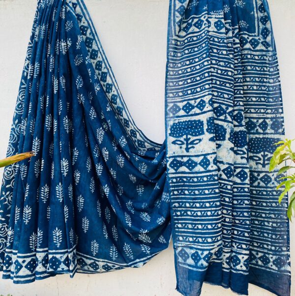 Jaipur Cotton Mulmul Saree