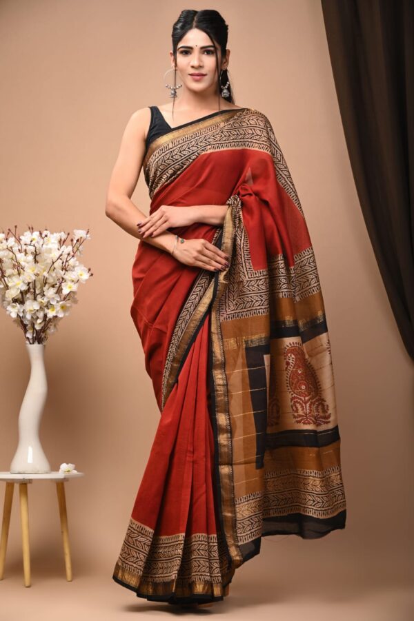 Maheshwari Silk Saree