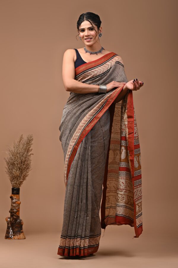 Maheshwari Silk Saree