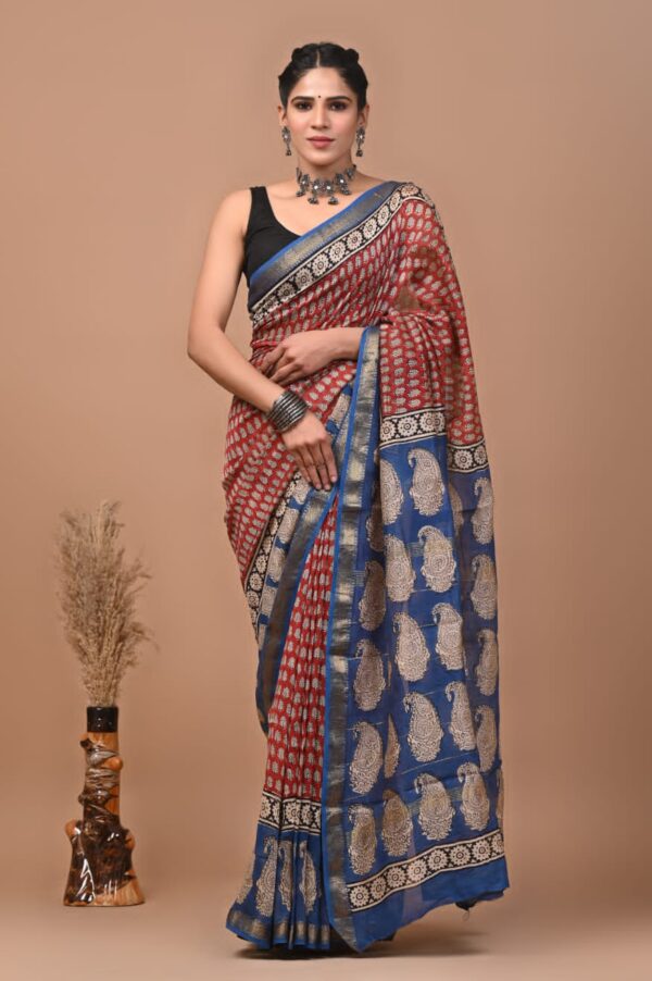 Maheshwari Silk Saree