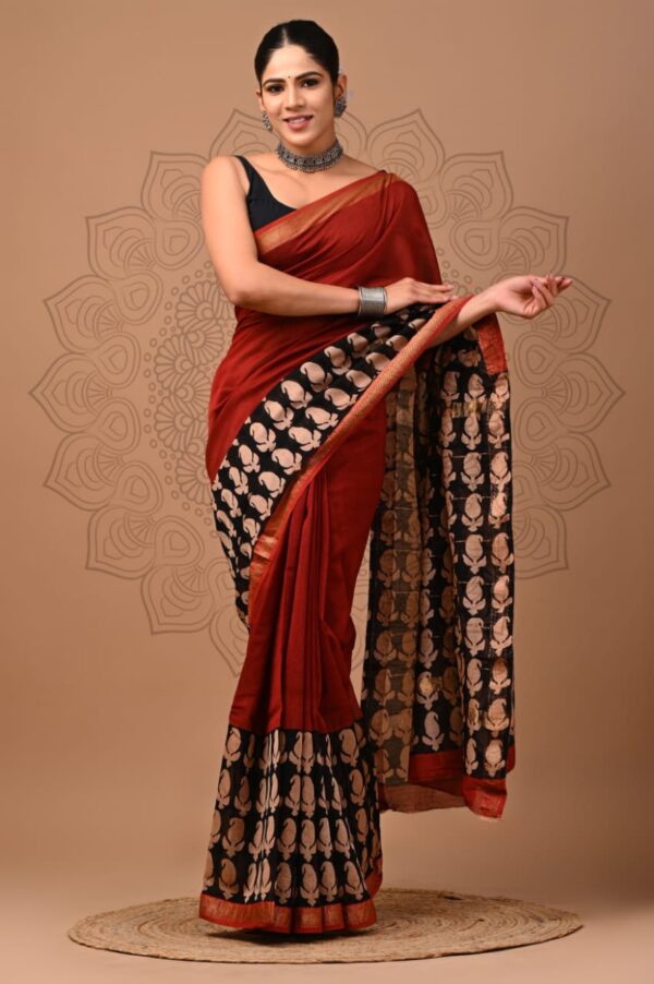 Maheshwari Silk Saree