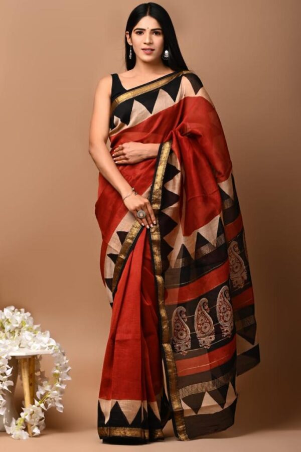 Maheshwari Silk Saree