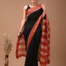 Maheshwari Silk Saree - Hand Block Print