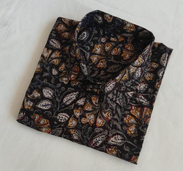 Hand Block Printed Pure Cotton Men's Shirt