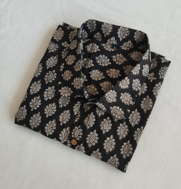 Hand Block Printed Pure Cotton Men's Shirt