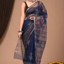 Kota Doria Saree - blue