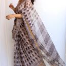 Kota Doria Saree - White