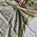 Kota Doria Saree - green