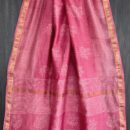 Maheshwari Silk Saree - Pink