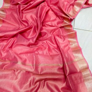 Mangalgiri Pure Silk Saree - Peach