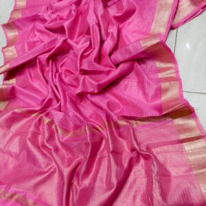 Mangalgiri Pure Silk Saree - Pink