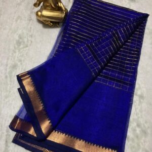 Tussar Silk Saree - Blue
