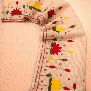 Kota Silk Handloom Saree - Beige