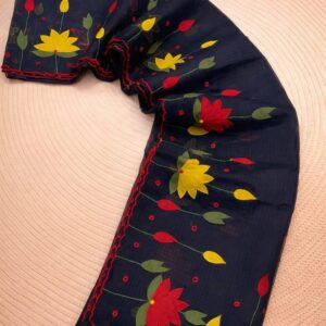 Kota Silk Handloom Saree - Black