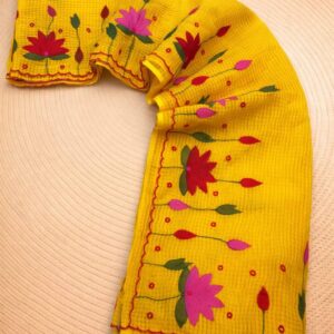 Kota Silk Handloom Saree - Yellow