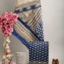 Maheswari Silk Unstitched Dress Material - Blue