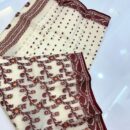Tant Banarasi Cotton Handloom Saree - Cream