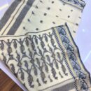 Tant Banarasi Cotton Handloom Saree - Cream