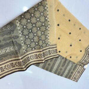 Tant Banarasi Cotton Handloom Saree - Beige