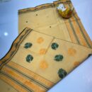 Tant Banarasi Cotton Handloom Saree - Beige