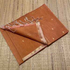 Cotton Silk Saree - Brown