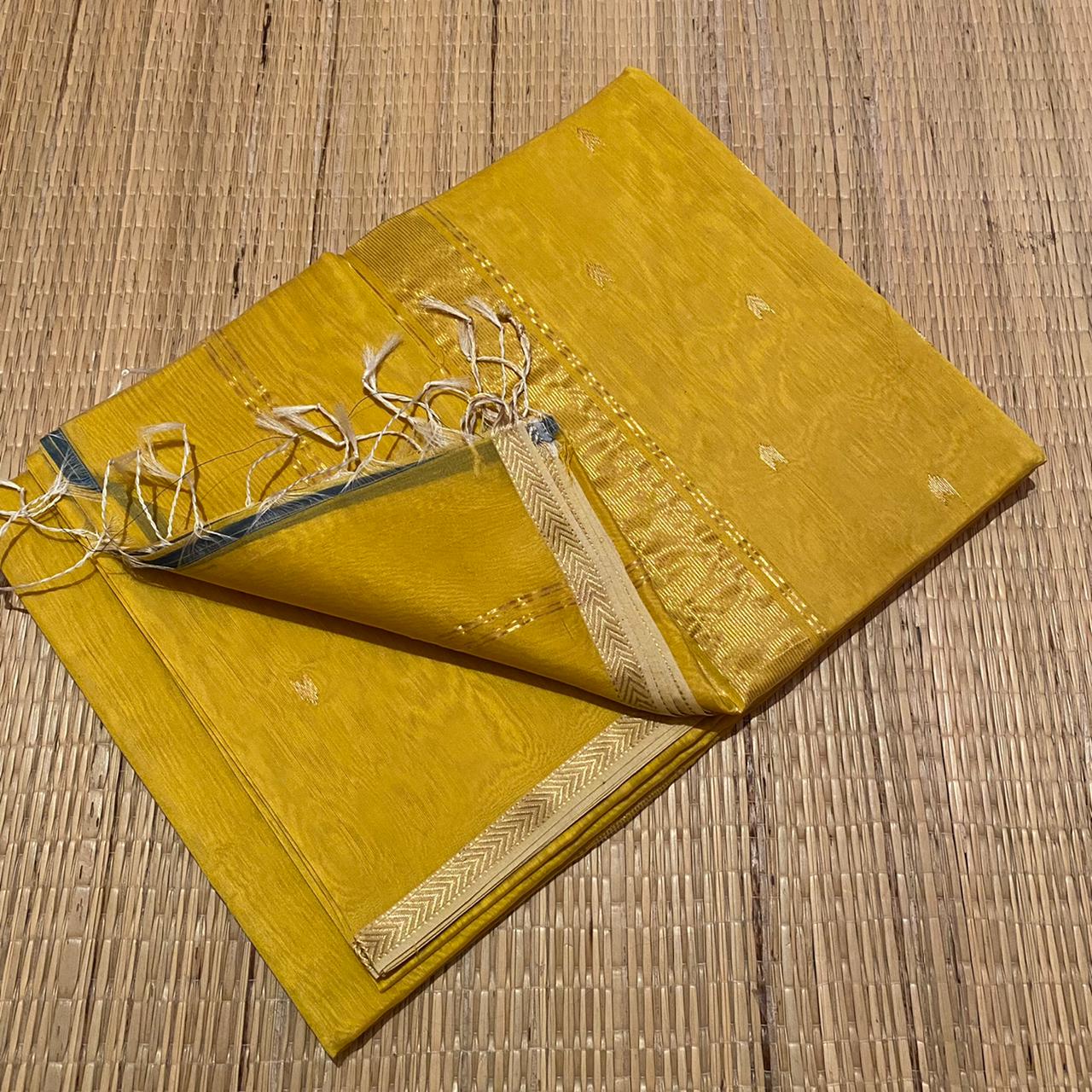 Cotton Silk Saree - Yellow