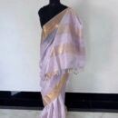 MAHATI Tussar Muga Silk Saree - Lavender