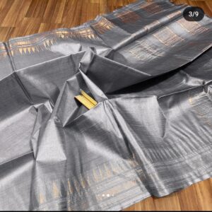 MAHATI Cotton Silk Saree - Grey