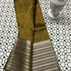 MAHATI Cotton Silk Saree - Green
