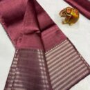 MAHATI Cotton Silk Saree - Copper