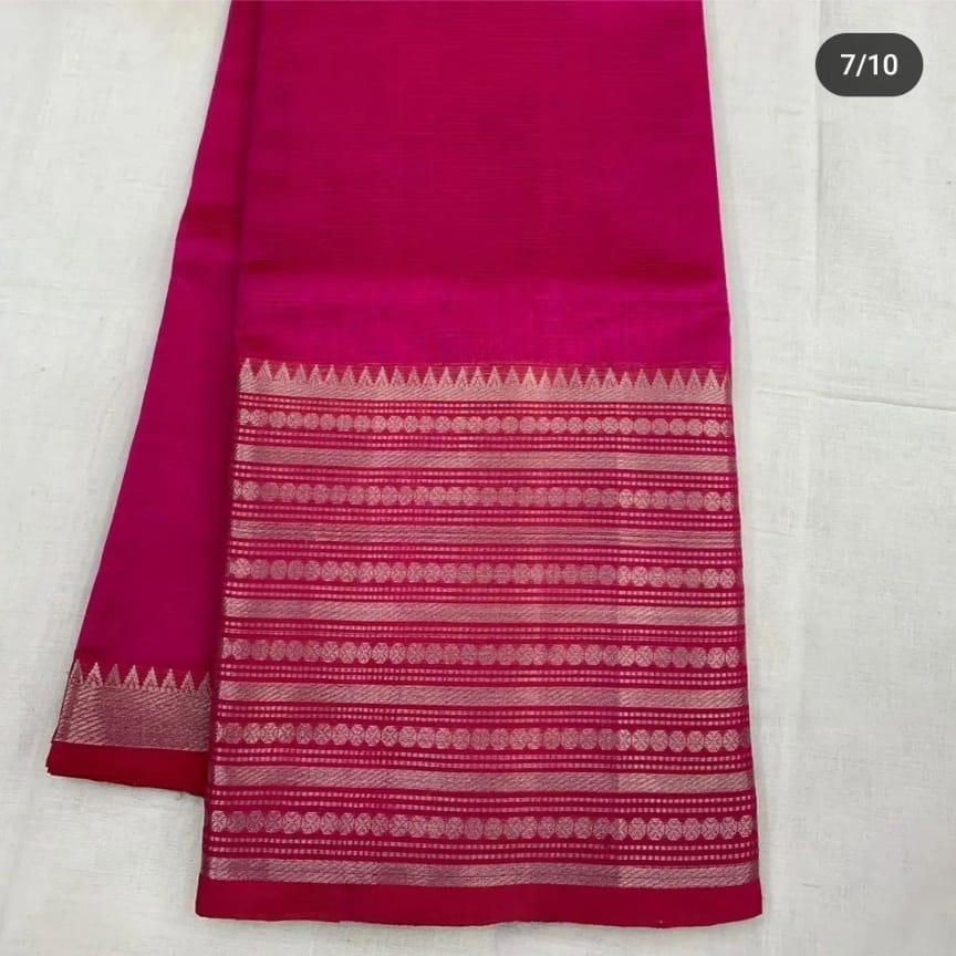 MAHATI Cotton Silk Saree - Pink
