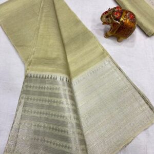 MAHATI Cotton Silk Saree - Green