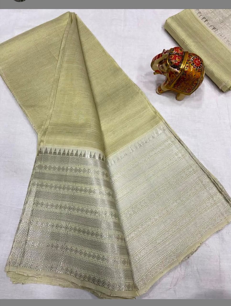 MAHATI Cotton Silk Saree - Green