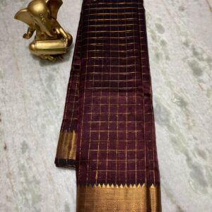 MAHATI Cotton Silk Saree - Maroon