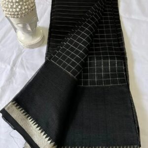 MAHATI Cotton Silk Saree - Black