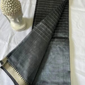 MAHATI Cotton Silk Saree - Grey