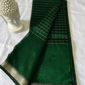 MAHATI Cotton Silk Saree - Green