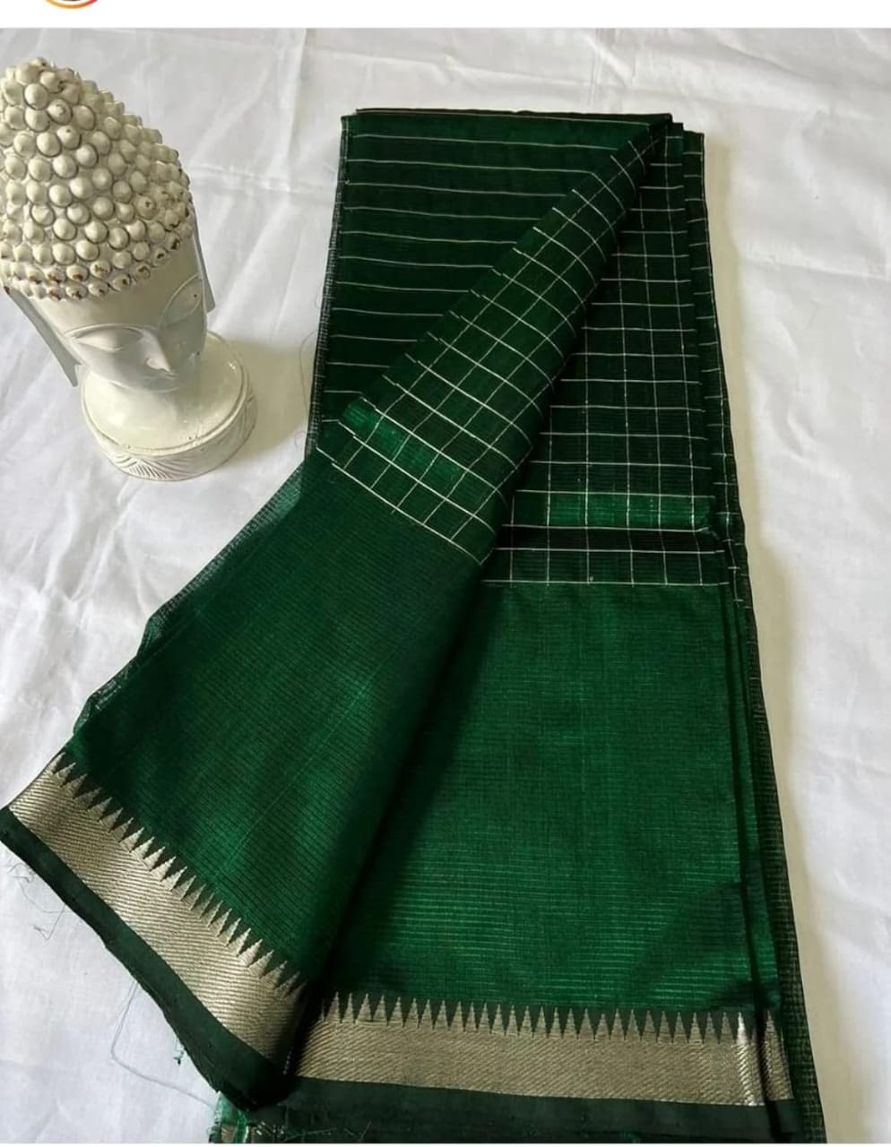 MAHATI Cotton Silk Saree - Green