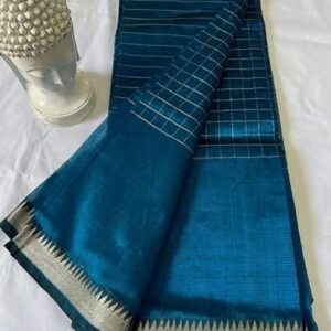 MAHATI Cotton Silk Saree - Blue