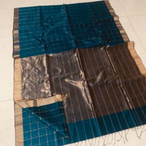 MAHATI Cotton Silk Saree - Blue