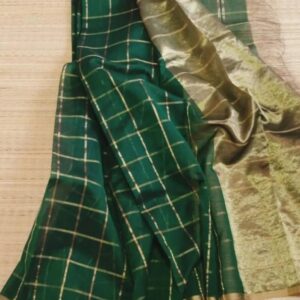 MAHATI Cotton Silk Saree - Green