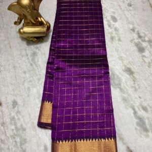MAHATI Cotton Silk Saree - Purple
