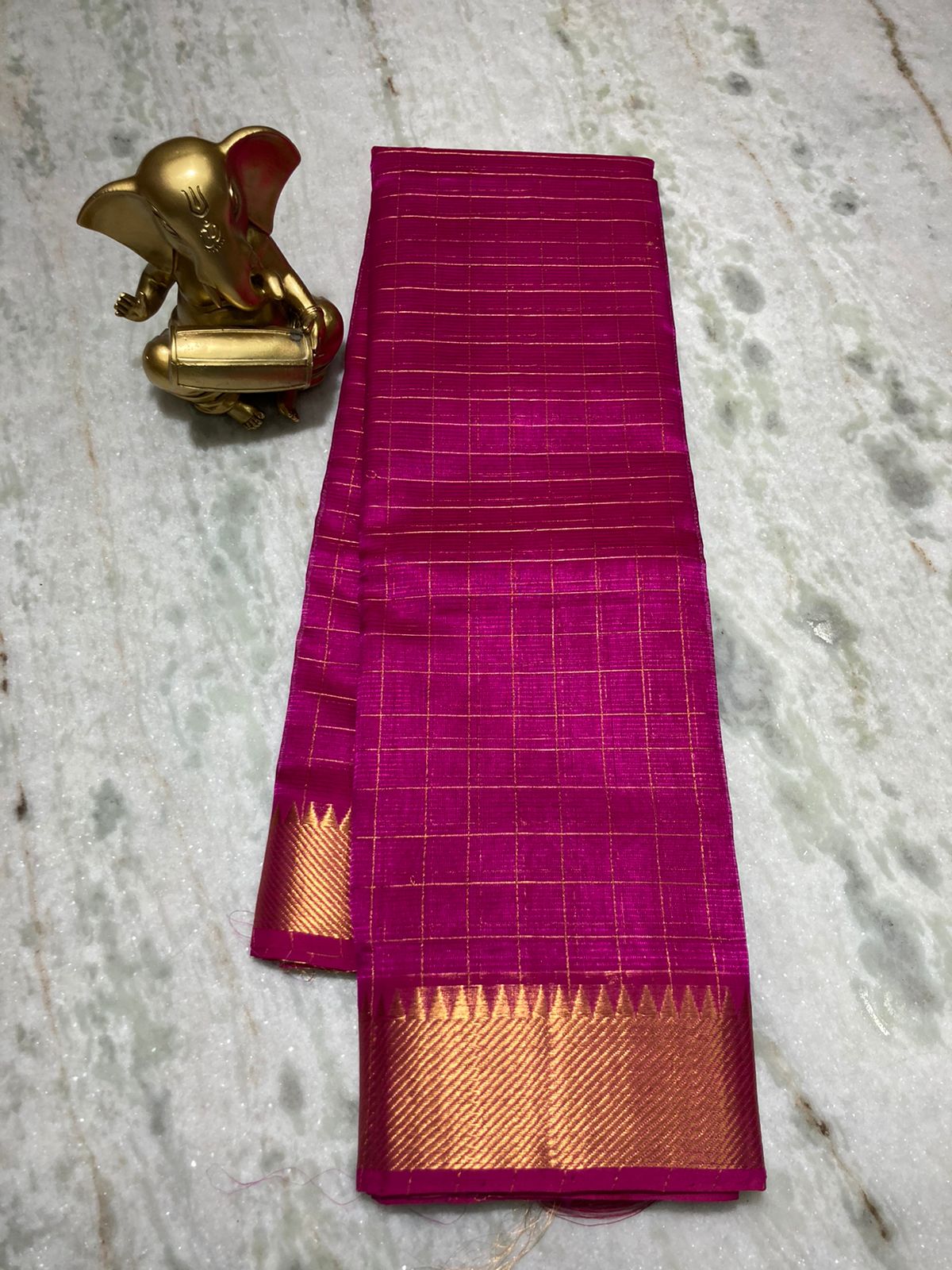 MAHATI Cotton Silk Saree - Pink